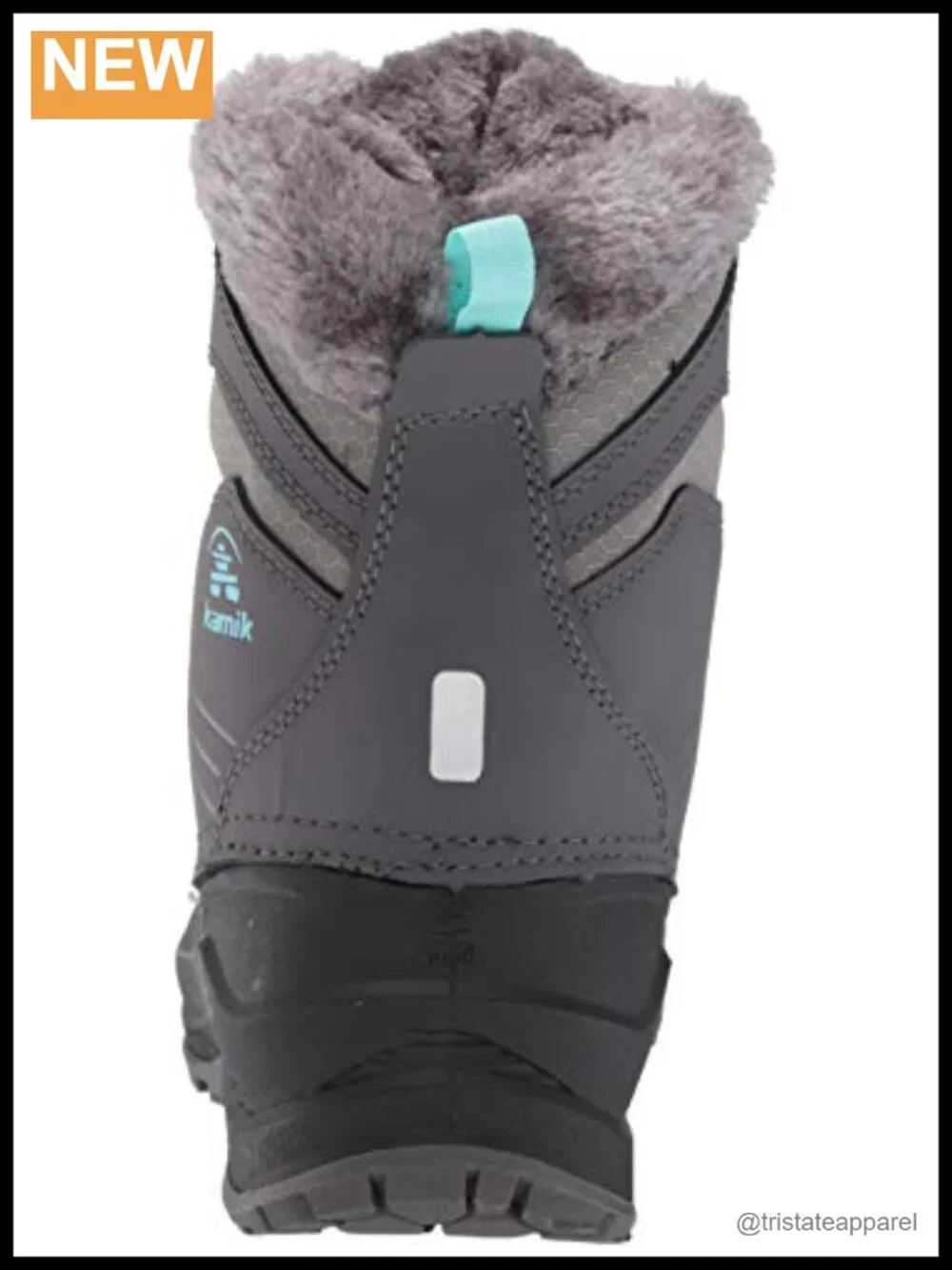 Women's Waterproof Snow Boots Calf High Lace Up Faux Fur Trim 200g Thinsulate